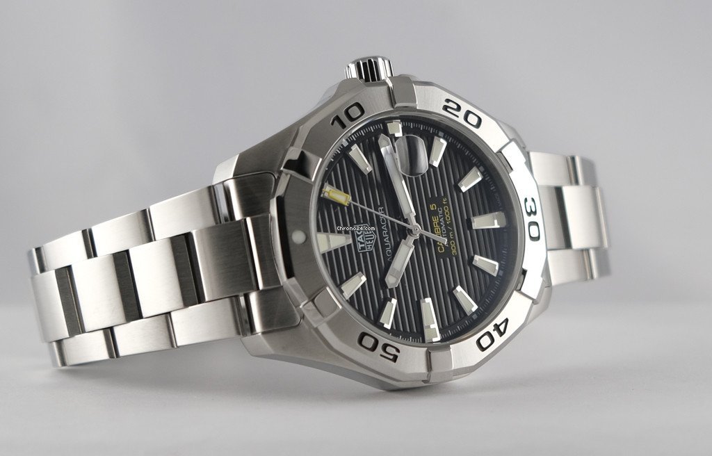 IMG_9081 TAG Heuer Aquaracer 300M Mens watch Unisex Automatic Steel WAY 2010 Replica 7