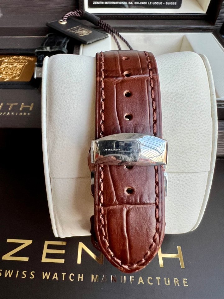 IMG_9081 Zenith Elite Dual Time Mens watch Unisex Automatic Steel 03.0520.683 01.c492 Replica 7