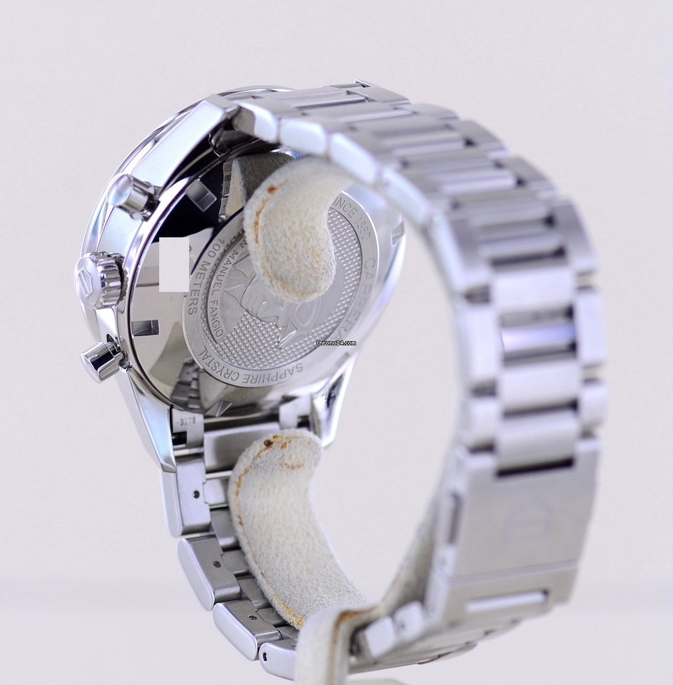 IMG_9081 TAG Heuer Carrera Calibre 16 Mens watch Unisex Automatic Steel CV201AJ Replica 7