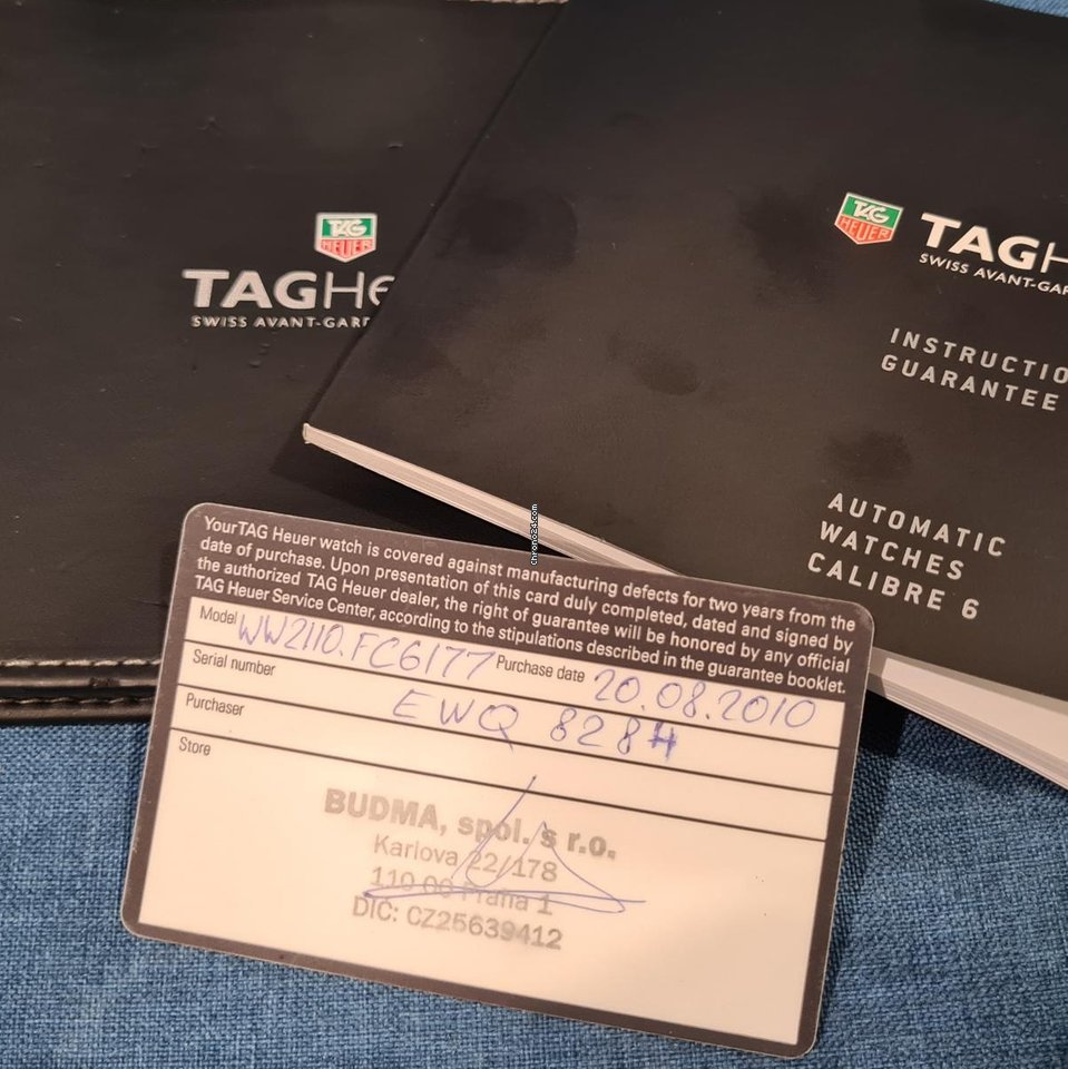IMG_9081 TAG Heuer Monaco Calibre 6 Mens watch Unisex Automatic Steel WW2110.FC6177 Replica 7