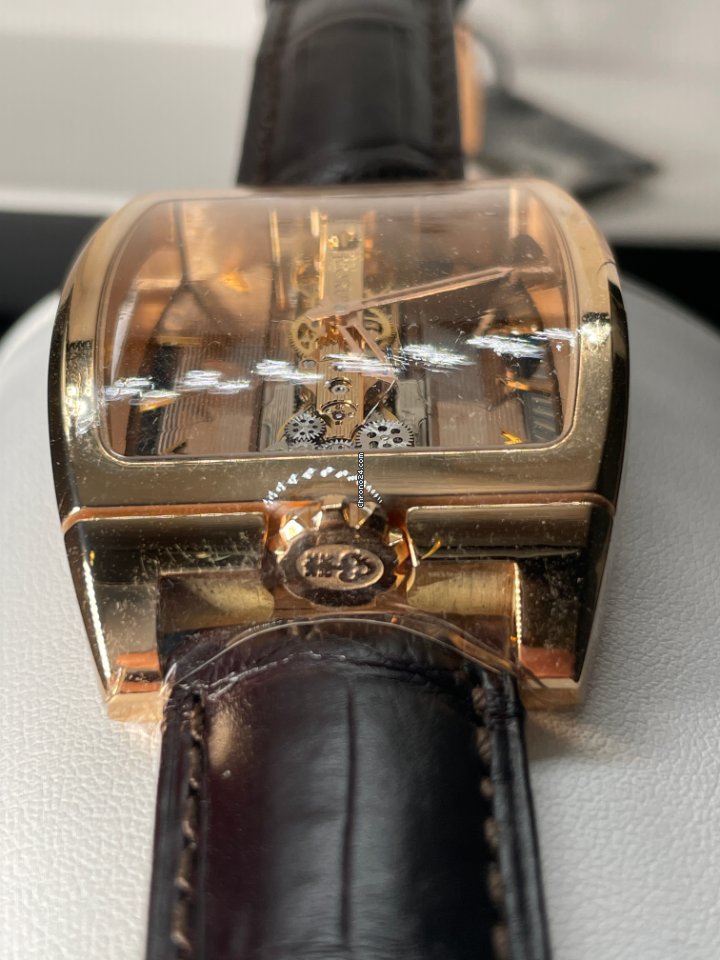 IMG_9081 Corum Golden Bridge Mens watch Unisex Automatic Rose gold 313.165.55 0002 GL10R Replica 7