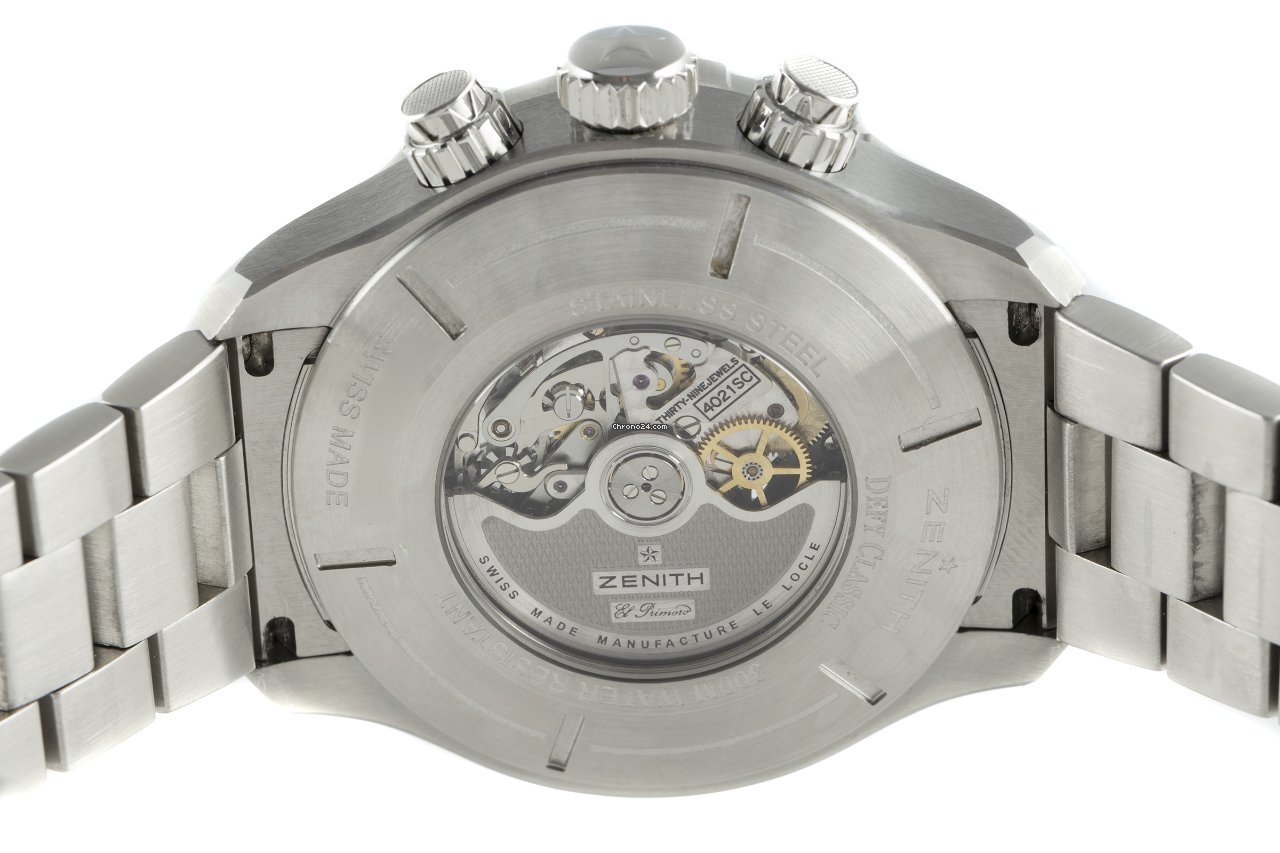 IMG_9081 Zenith Defy El Primero Mens watch Unisex Automatic Steel 03.0526.4021 Replica 7