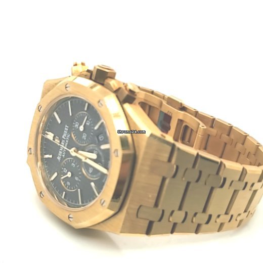 IMG_9081 Audemars Piguet Royal Oak Chronograph Mens watch Unisex Automatic Yellow gold 26320BA.OO.1220BA.02 Replica 7
