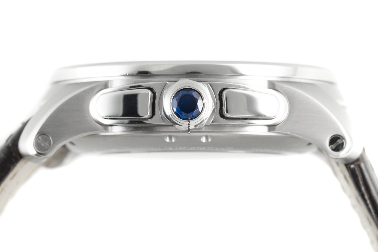 Cartier Calibre de Cartier Chronograph Mens watch Unisex Automatic Steel 3578 Replica 7