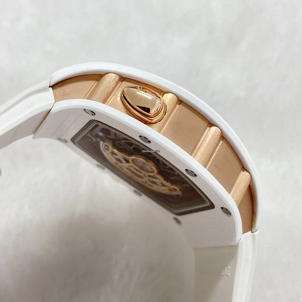 Richard Mille Womens watch Automatic White gold Richard Mille RM037 White Gold Replica 7