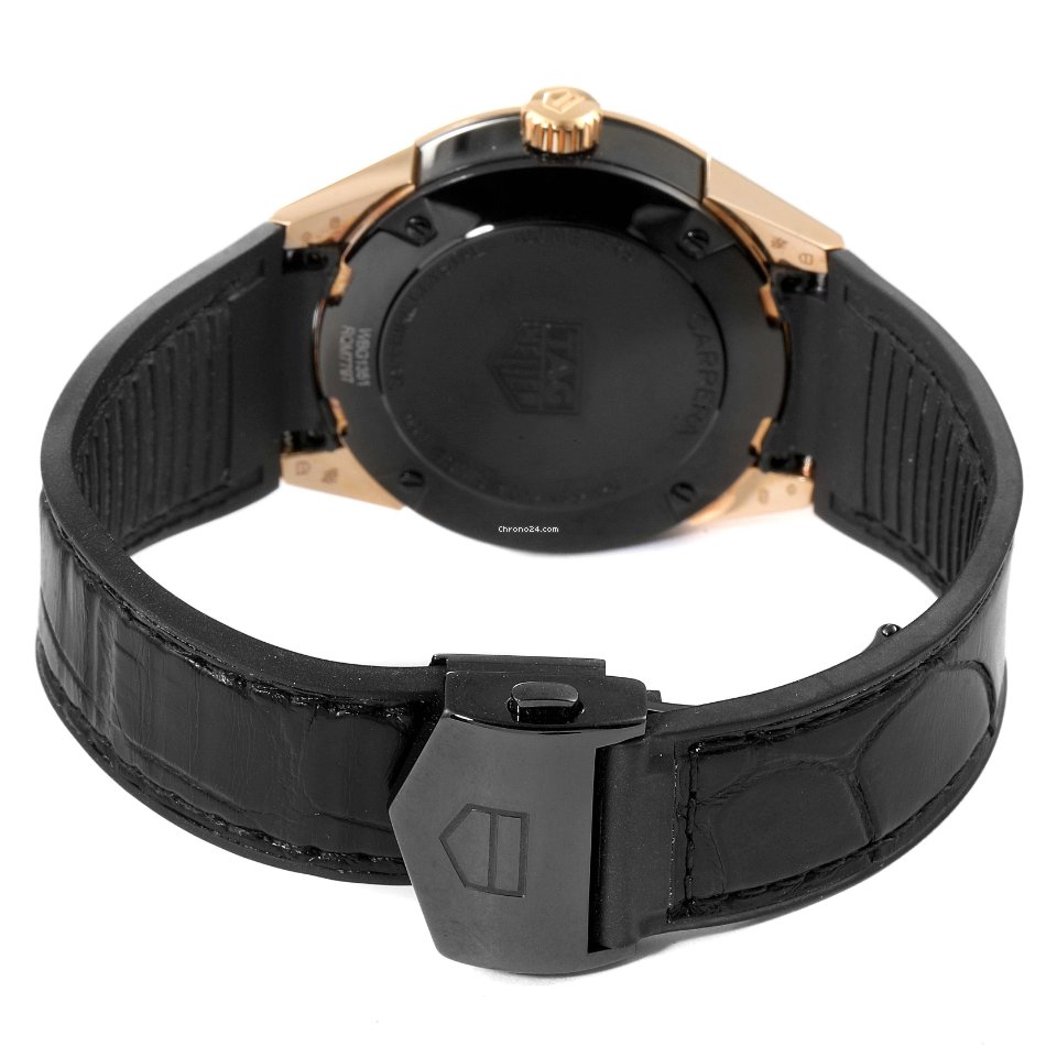 TAG Heuer Carrera Lady Womens watch Quartz Gold Steel WBG1351.FC6418 Replica 7