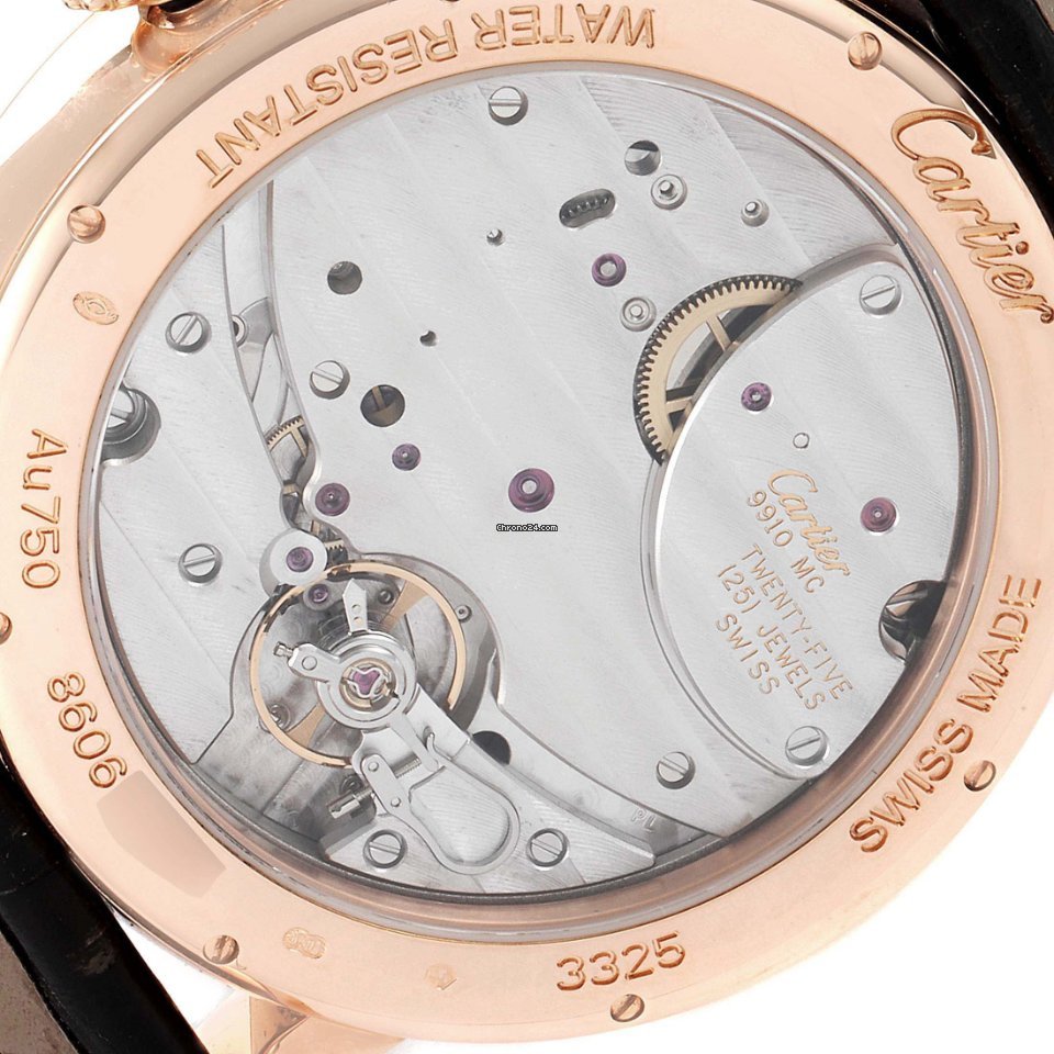 Cartier Rotonde de Cartier Mens watch Unisex Manual winding Rose gold W1556203 Replica 7