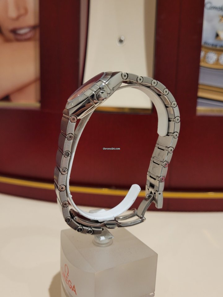 IMG_9081 Omega Constellation Quartz Womens watch Quartz Steel 123.10.27.60.05.001 Replica 7