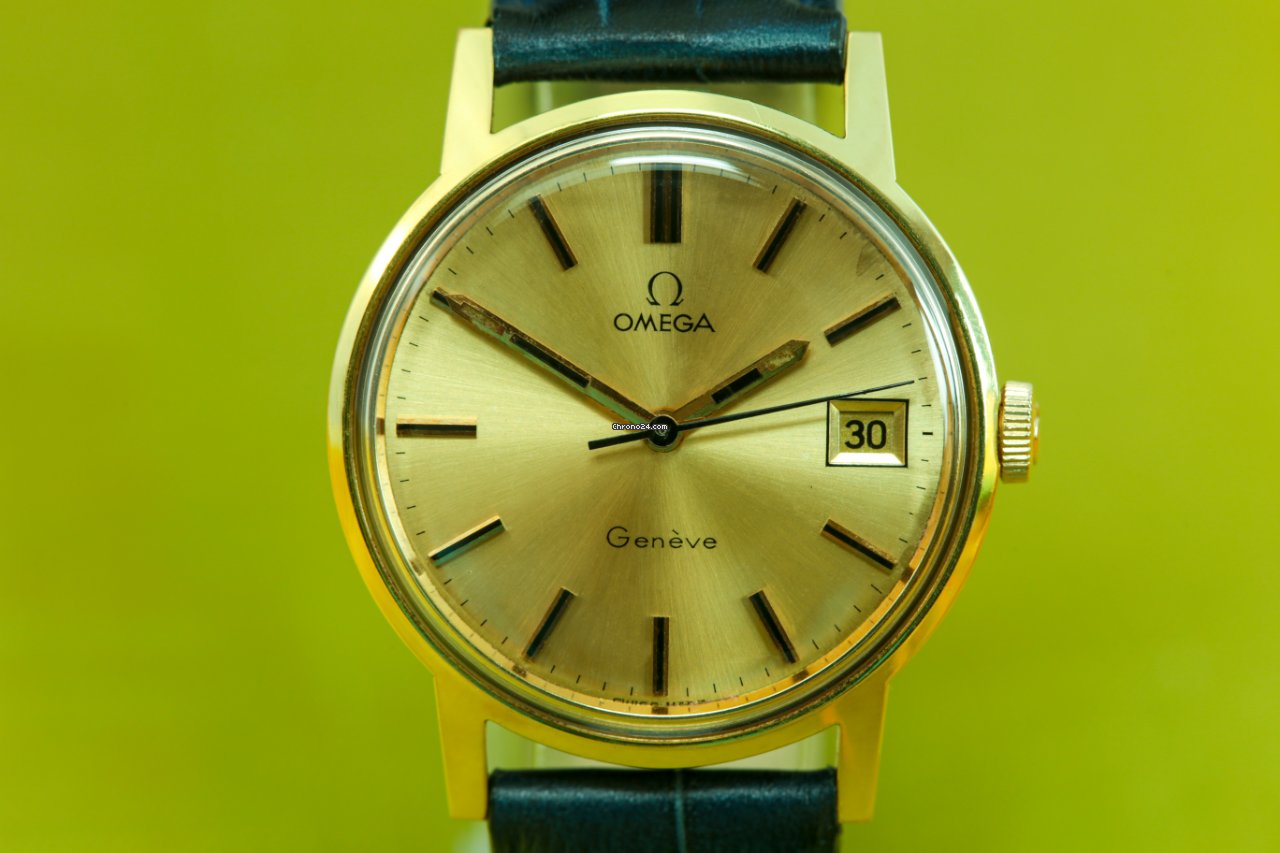 IMG_9081 Omega Geneve Mens watch Unisex Manual winding Gold Steel 166.0117 Replica 7