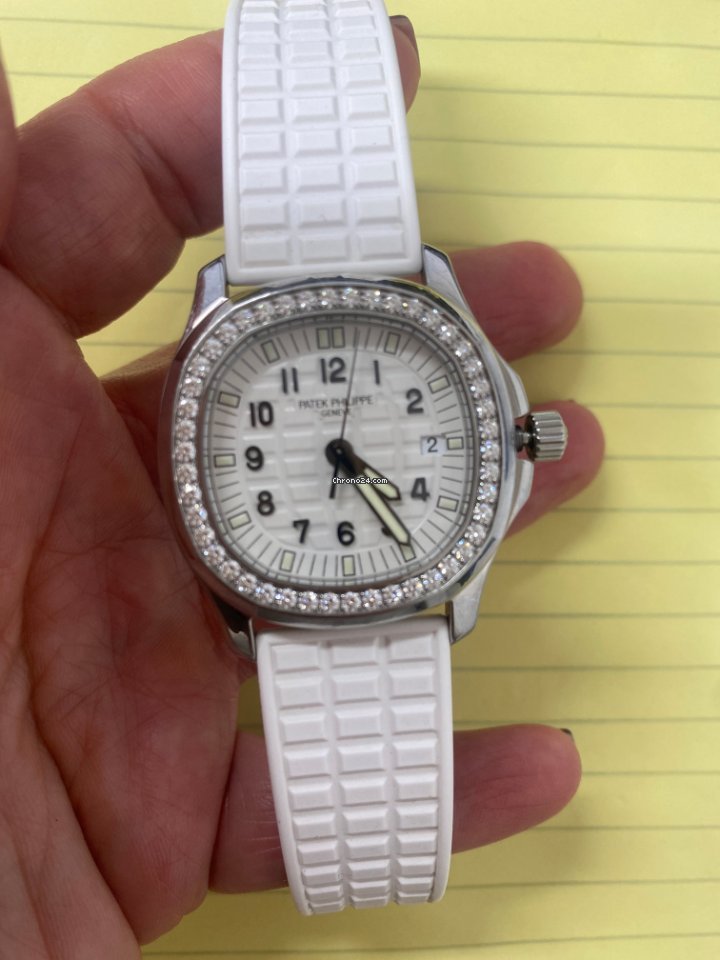 IMG_9081 Patek Philippe Aquanaut Womens watch Quartz Steel 4961A Replica 7