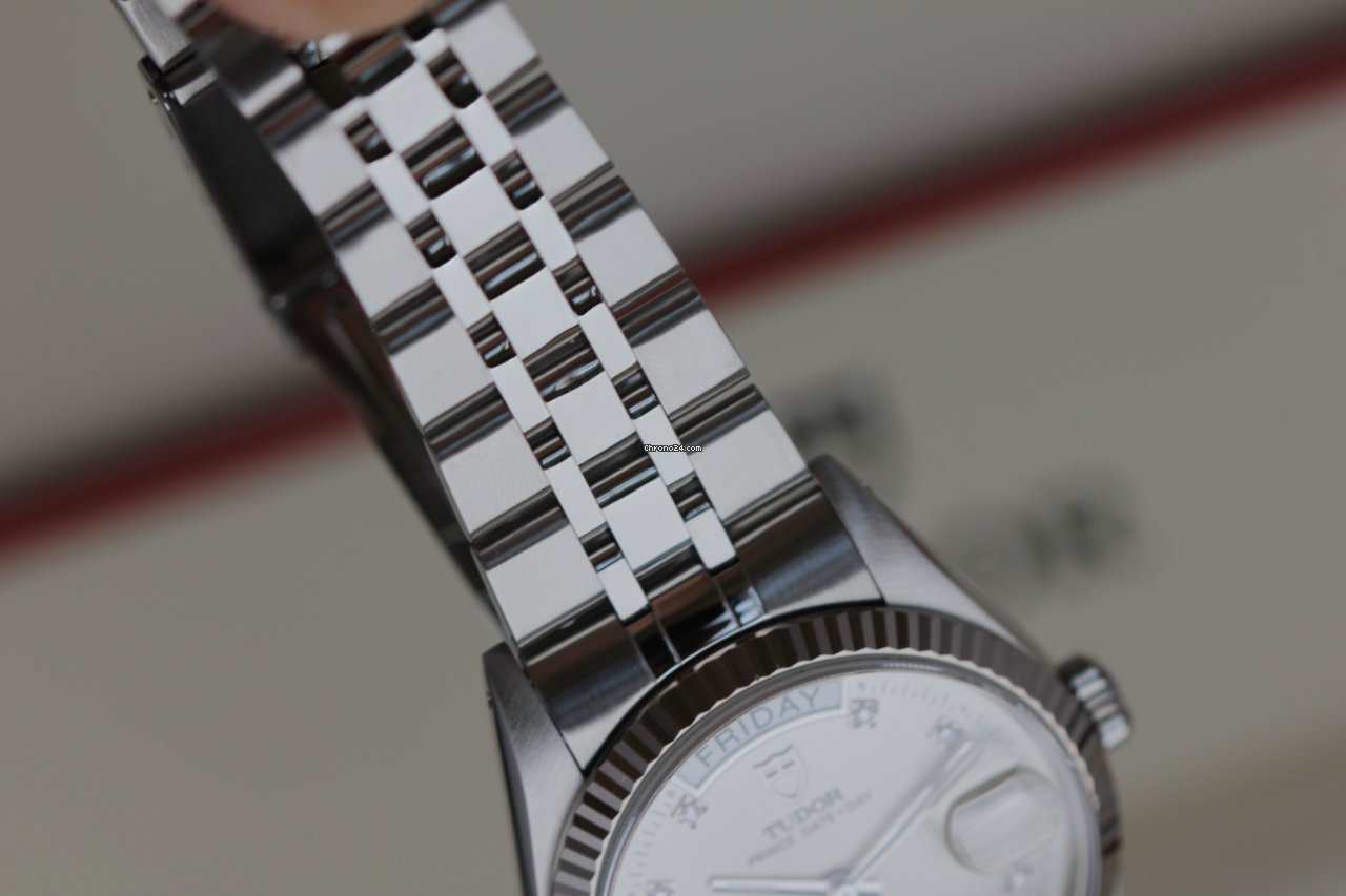 IMG_9081 Tudor Prince Date Mens watch Unisex Automatic Steel 76214 Diamonds dial Replica 7