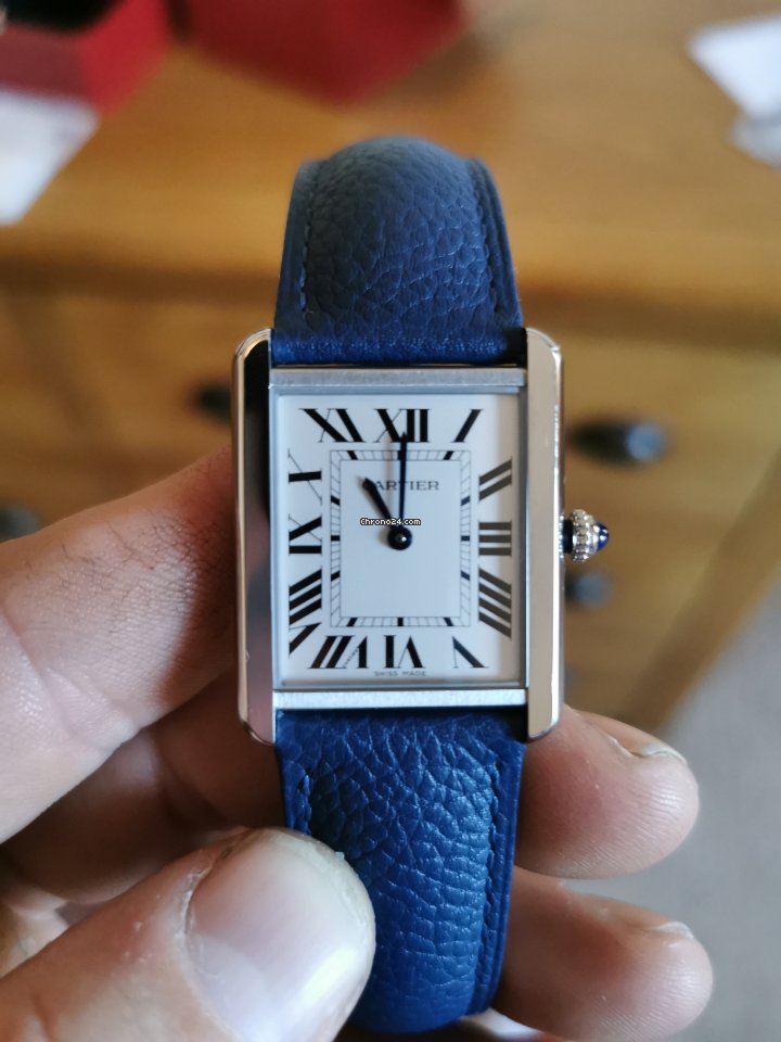 IMG_9081 Cartier Tank Solo Quartz Steel WSTA0028 Replica 7