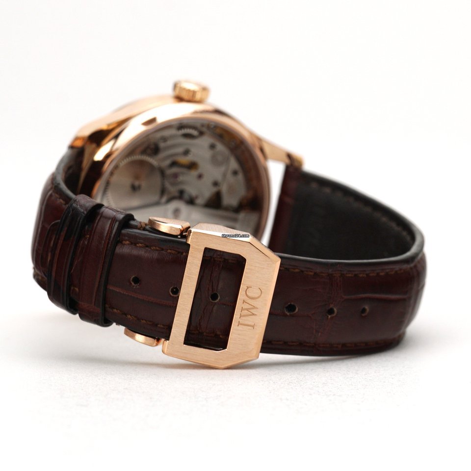IWC Portuguese Automatic Mens watch Unisex Automatic Rose gold IW500101 Replica 7
