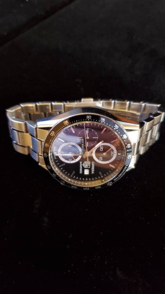 IMG_9081 TAG Heuer Carrera Calibre 16 Mens watch Unisex Automatic Steel CV2010-3 Replica 7
