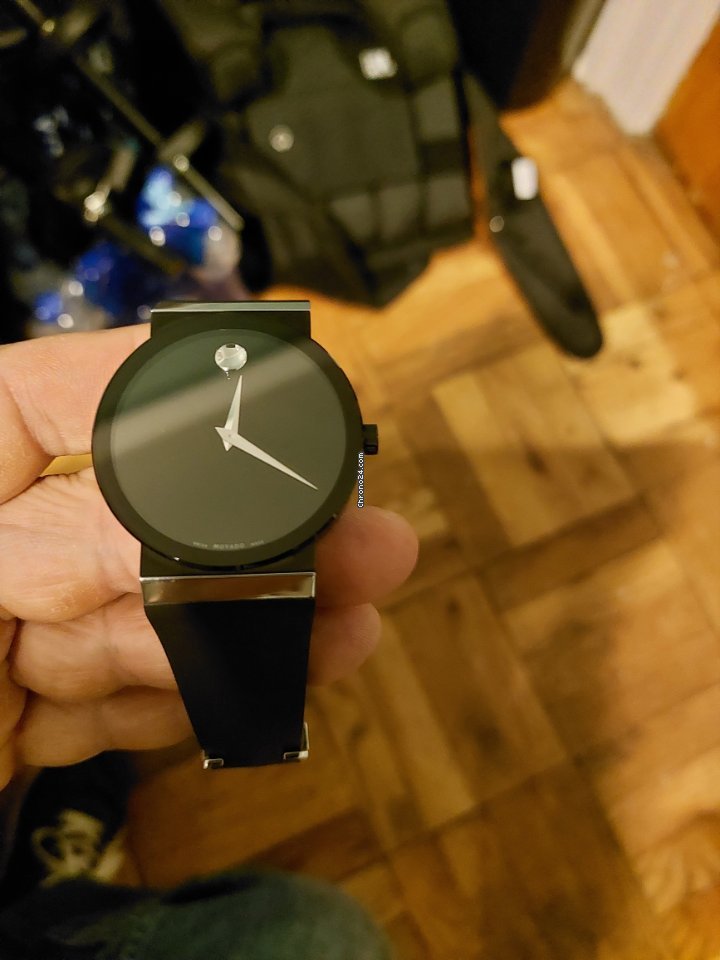 Movado Sapphire Mens watch Unisex Quartz Steel 0606268 Replica 7