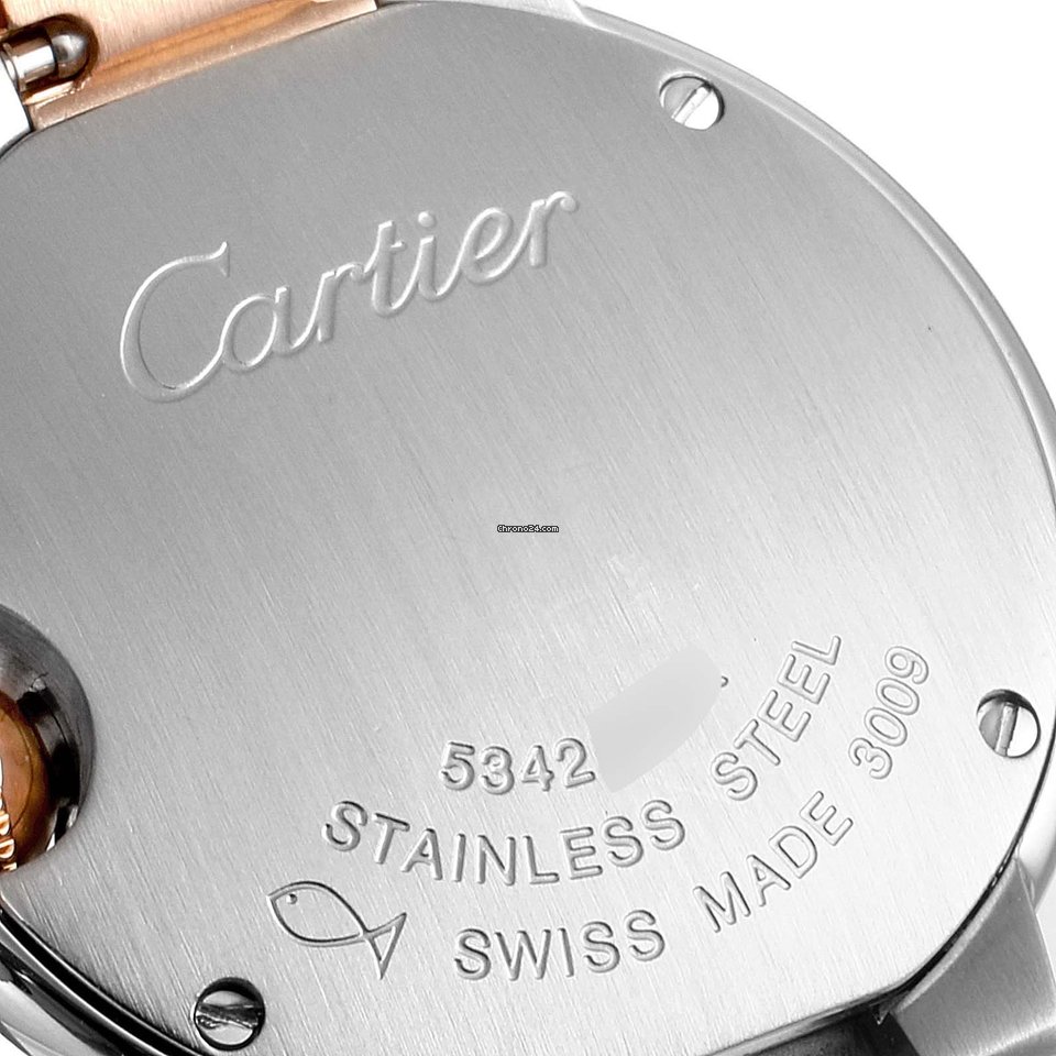 IMG_9081 Cartier Ballon Bleu 28mm Womens watch Quartz Steel W6920034 Replica 7