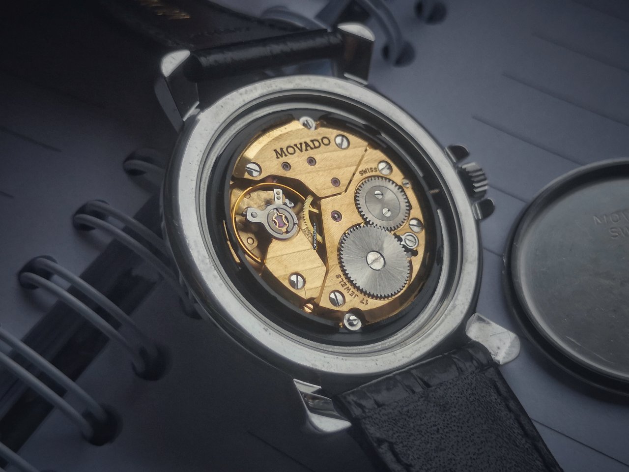 IMG_9081 Movado Museum Mens watch Unisex Manual winding Steel 84.35.865 Replica 7