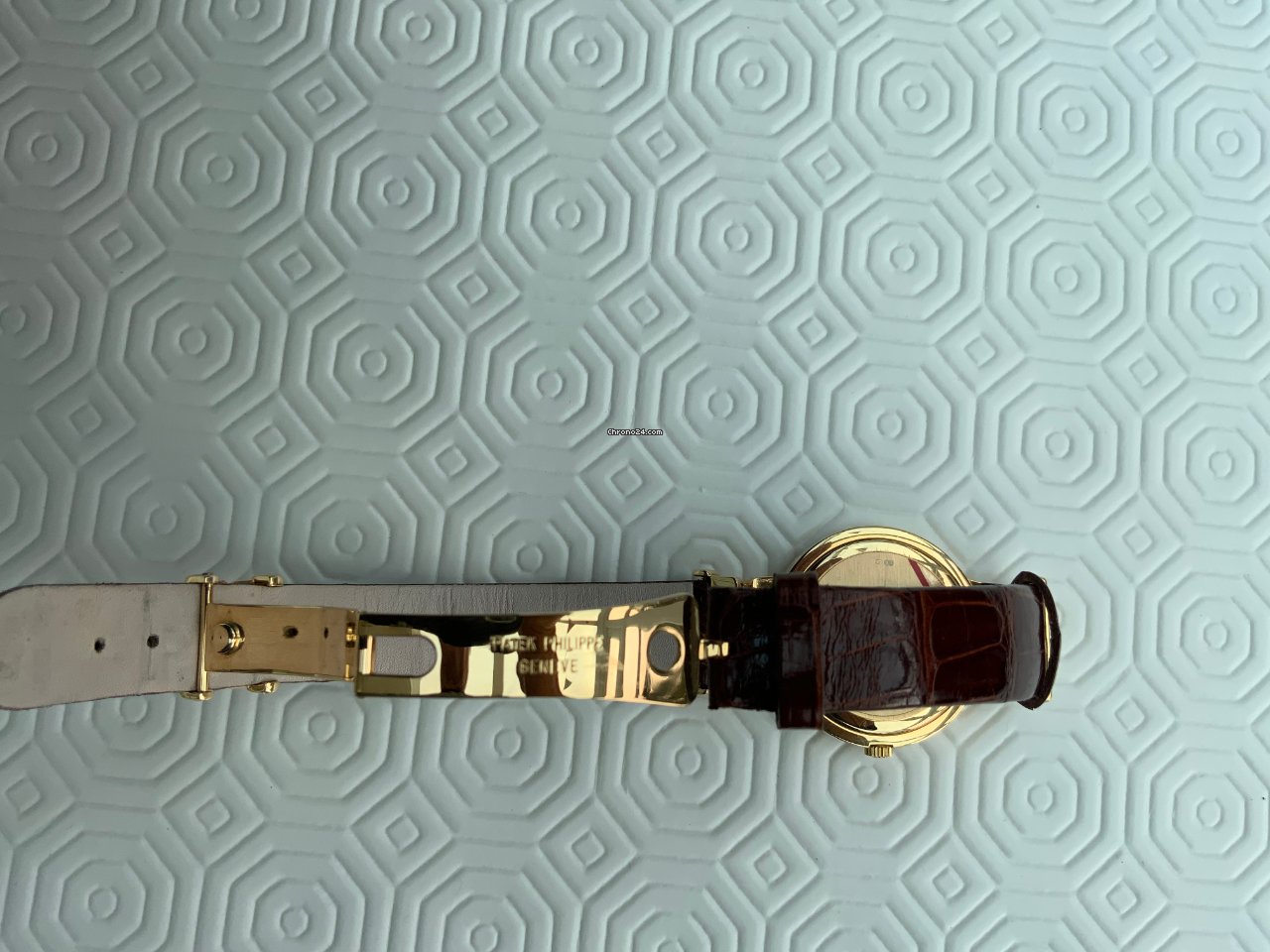 IMG_9081 Patek Philippe Calatrava Mens watch Unisex Manual winding Yellow gold 3915J Case no. 2.923.211 Replica 7