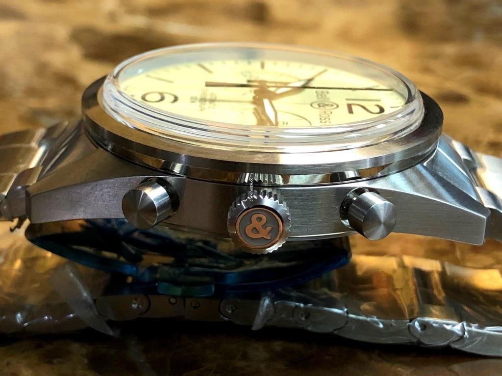 IMG_9081 Bell & Ross BR V1 Mens watch Unisex Automatic Steel BRV126-BEI-ST SST Replica 7