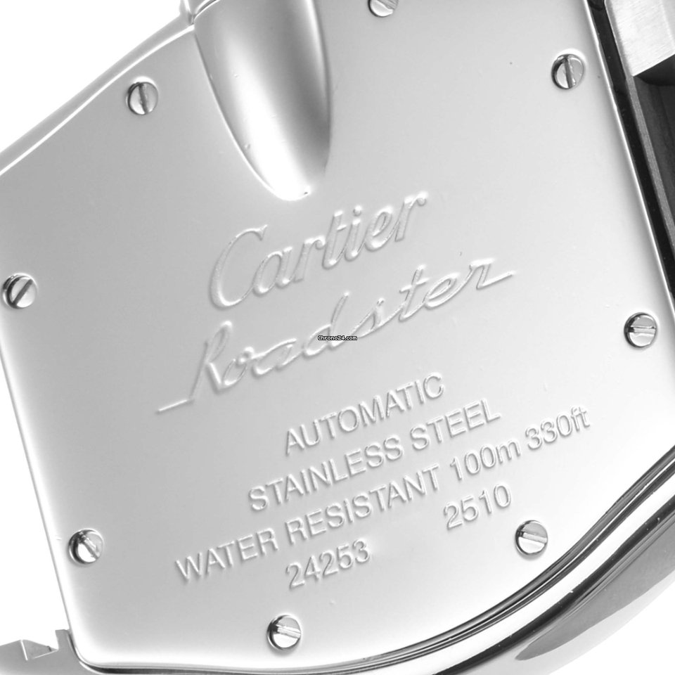 Cartier Roadster Mens watch Unisex Automatic Steel W62041V3 Replica 7