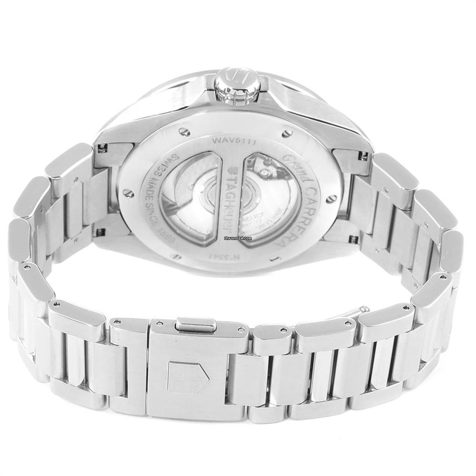 TAG Heuer Grand Carrera Mens watch Unisex Automatic Steel WAV5111.BA0901 Replica 7