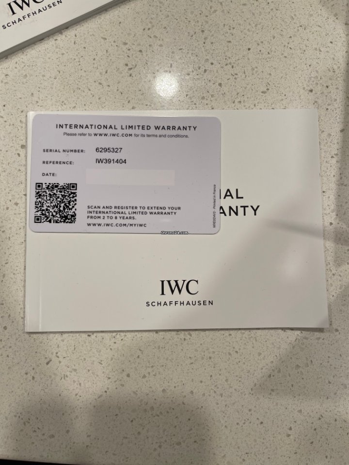 IWC Portofino Chronograph Mens watch Unisex Automatic Steel IW391404 Replica 7