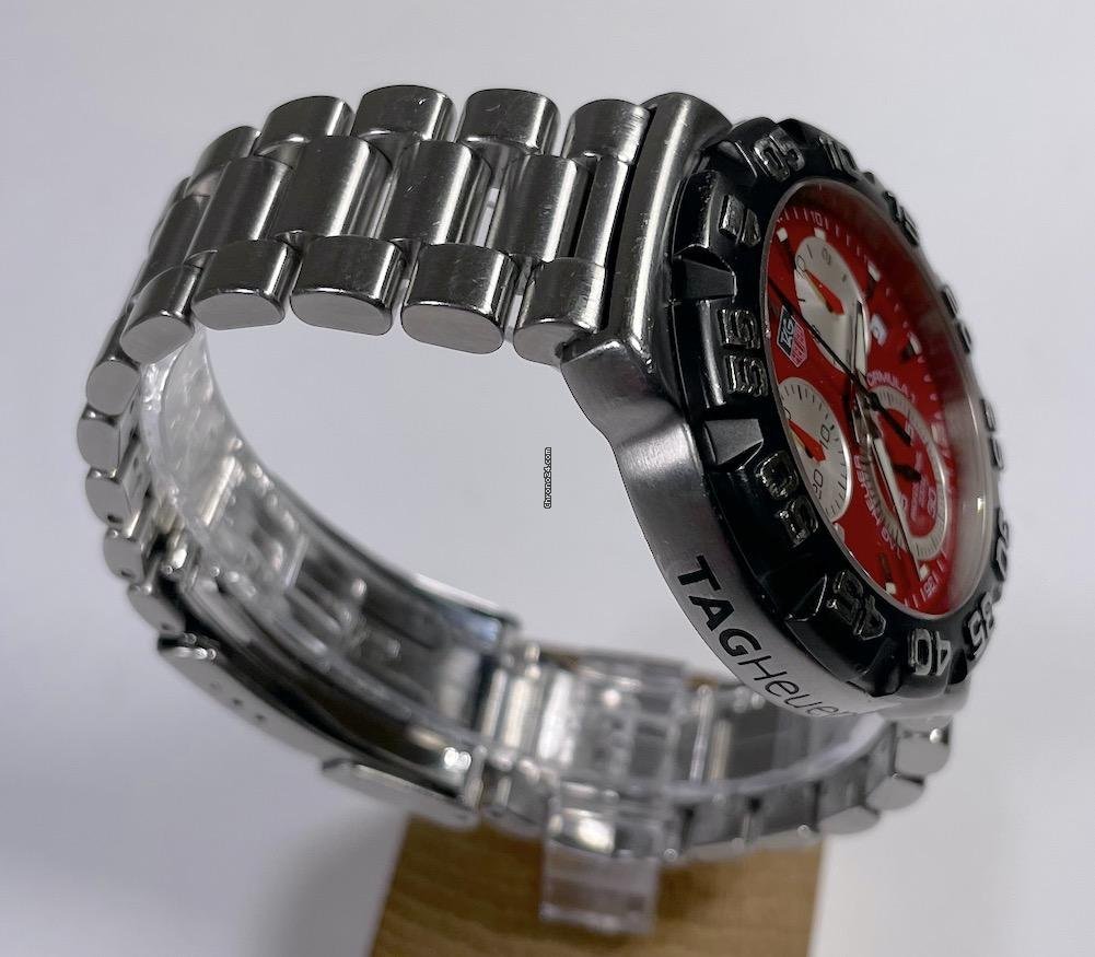 IMG_9081 TAG Heuer Formula 1 Quartz Mens watch Unisex Quartz Steel CAH1112 Replica 7