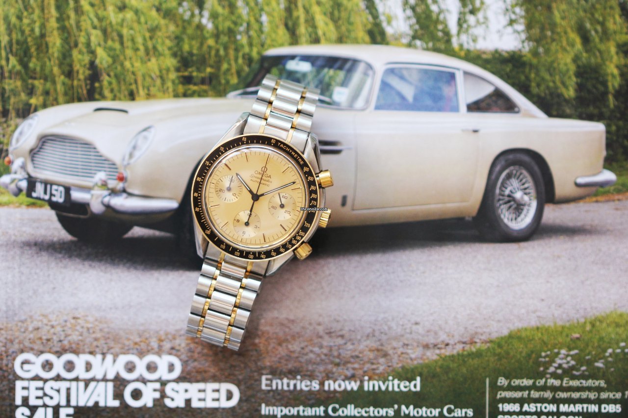 Omega Speedmaster Mens watch Unisex Automatic Gold Steel 3310.10 Replica 7