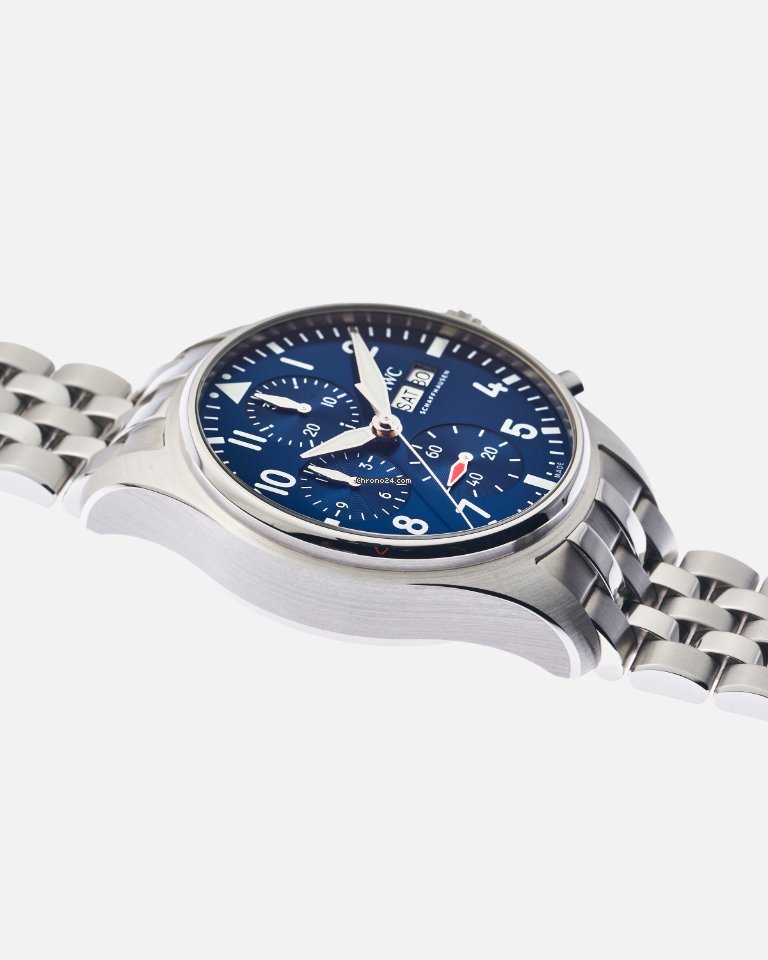 IMG_9081 IWC Pilot Chronograph Mens watch Unisex Automatic Steel IW388102 Replica 7
