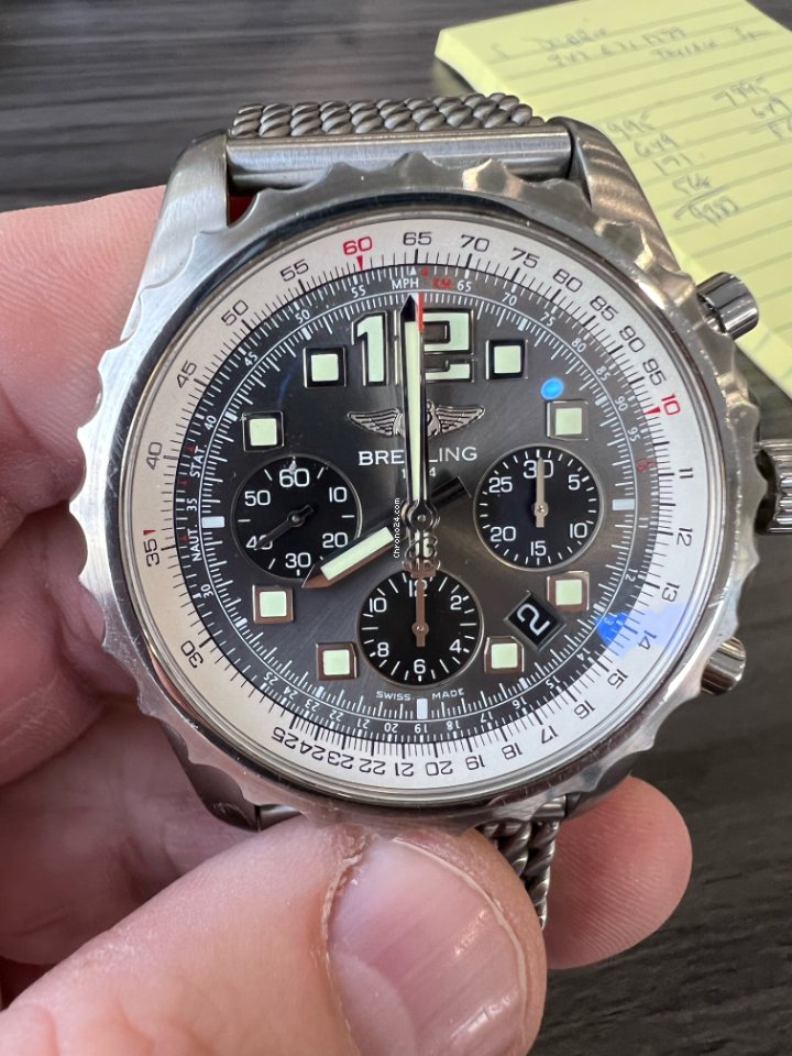 IMG_9081 Breitling Chronospace Automatic Mens watch Unisex Automatic Steel A2336035 BA68 Replica 7
