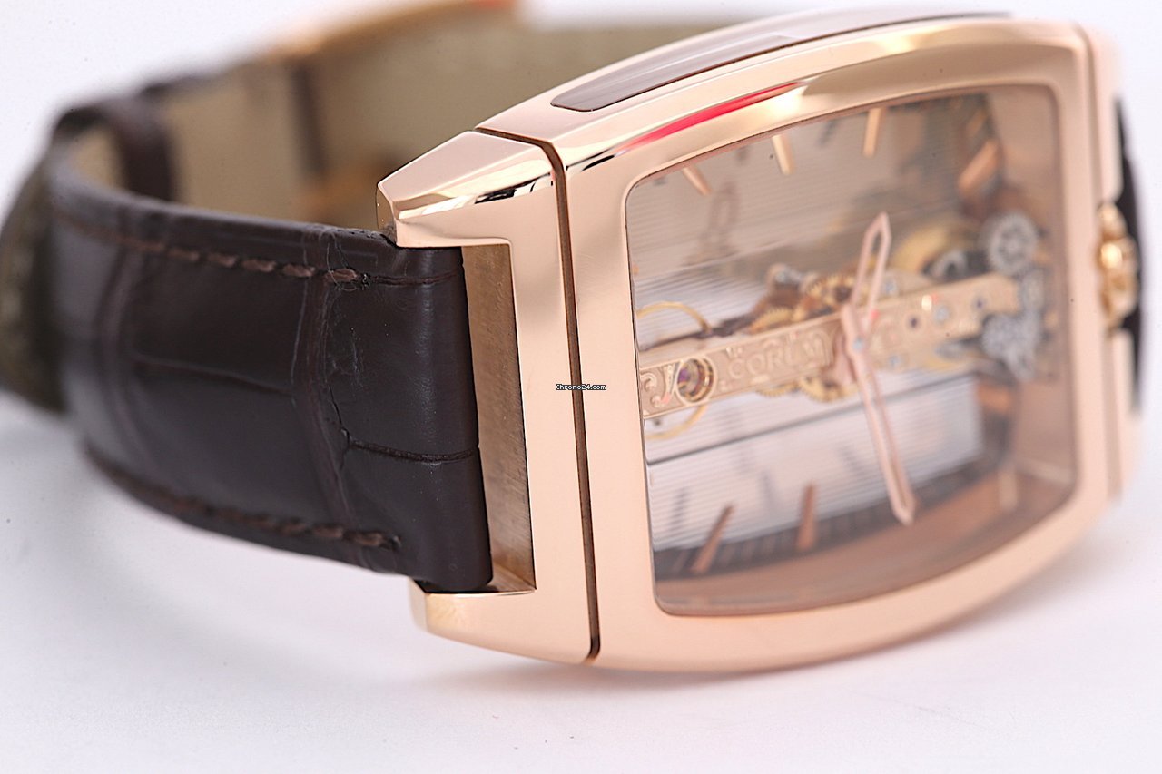 Corum Golden Bridge Mens watch Unisex Rose gold 113.160.55 0002 0000 Replica 7