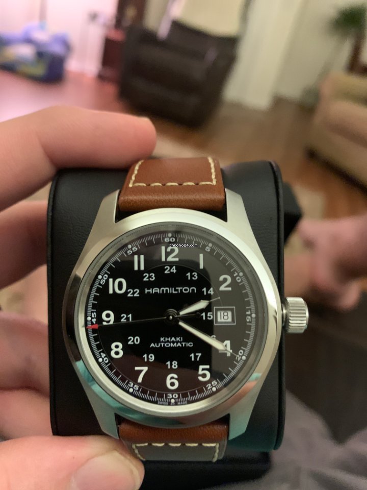 IMG_9081 Hamilton Khaki Field Mens watch Unisex Automatic Steel H70555533 Replica 7