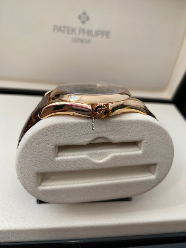 IMG_9081 Patek Philippe World Time Mens watch Unisex Automatic Rose gold 5131R-010 Replica 7