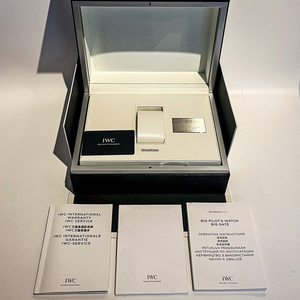 IMG_9081 IWC Big Pilot Mens watch Unisex Manual winding Steel IW5105-03 Replica 7