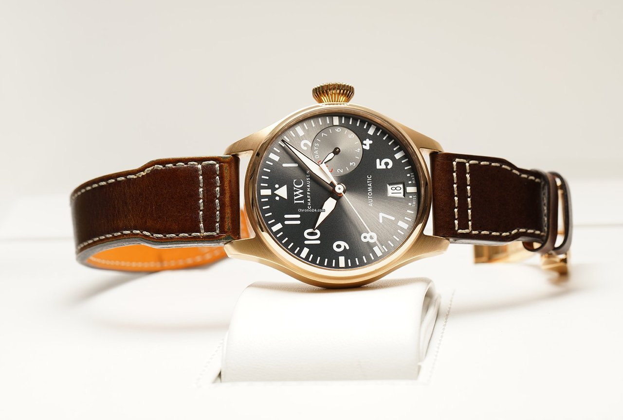 IMG_9081 IWC Big Pilot Automatic Rose gold IW500917 Replica 7