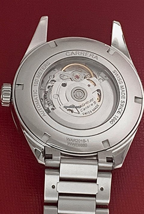 IMG_9081 TAG Heuer Carrera Calibre 5 Mens watch Unisex Automatic Steel WAR201B.BA0723 Replica 7