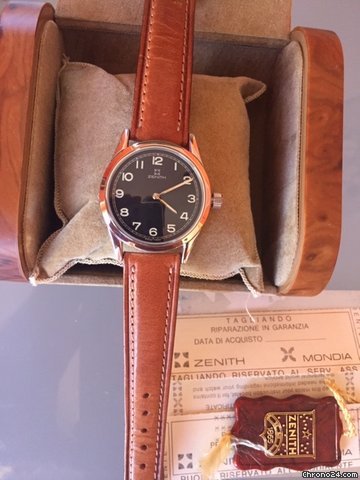 IMG_9081 Zenith Pilot Mens watch Unisex Manual winding Steel 010270180 Replica 7