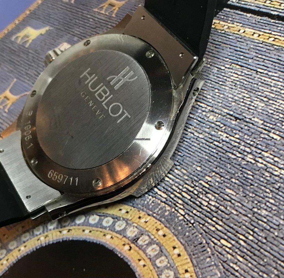 Hublot Mens watch Unisex Quartz Steel B1905.1 Replica 7