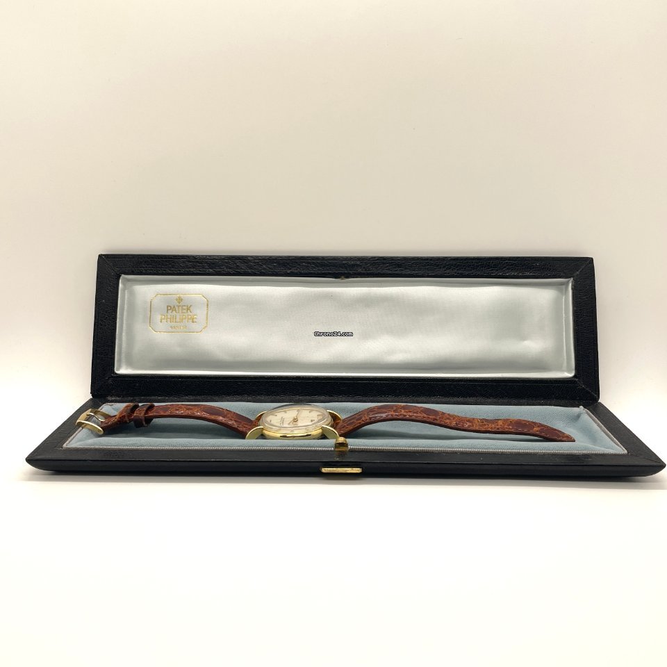 IMG_9081 Patek Philippe Calatrava Mens watch Unisex Manual winding Yellow gold 1543 Replica 7