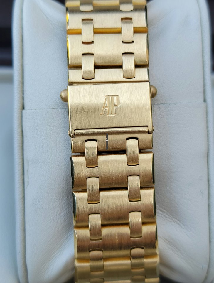 Audemars Piguet Royal Oak Offshore Chronograph Mens watch Unisex Automatic Yellow gold 25721BA.OO.1000BA.03 Replica 7