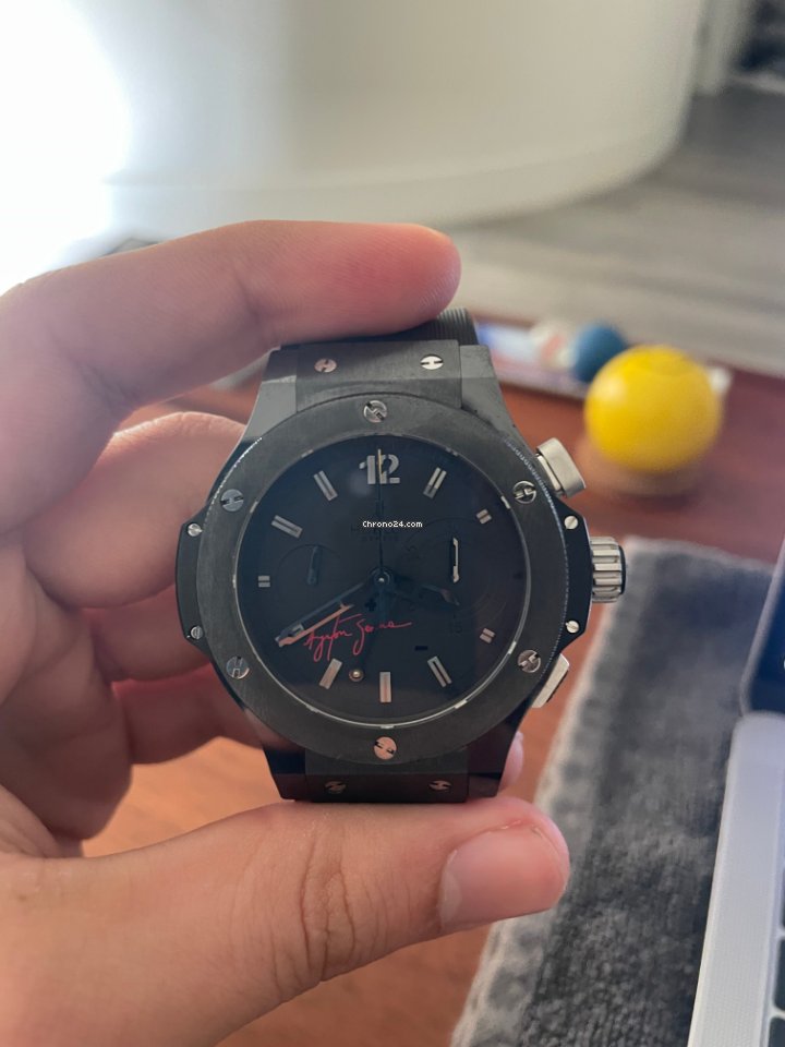 IMG_9081 Hublot Big Bang 44 mm Mens watch Unisex Automatic Titanium 309.CM.134.RX.AES07 Replica 7