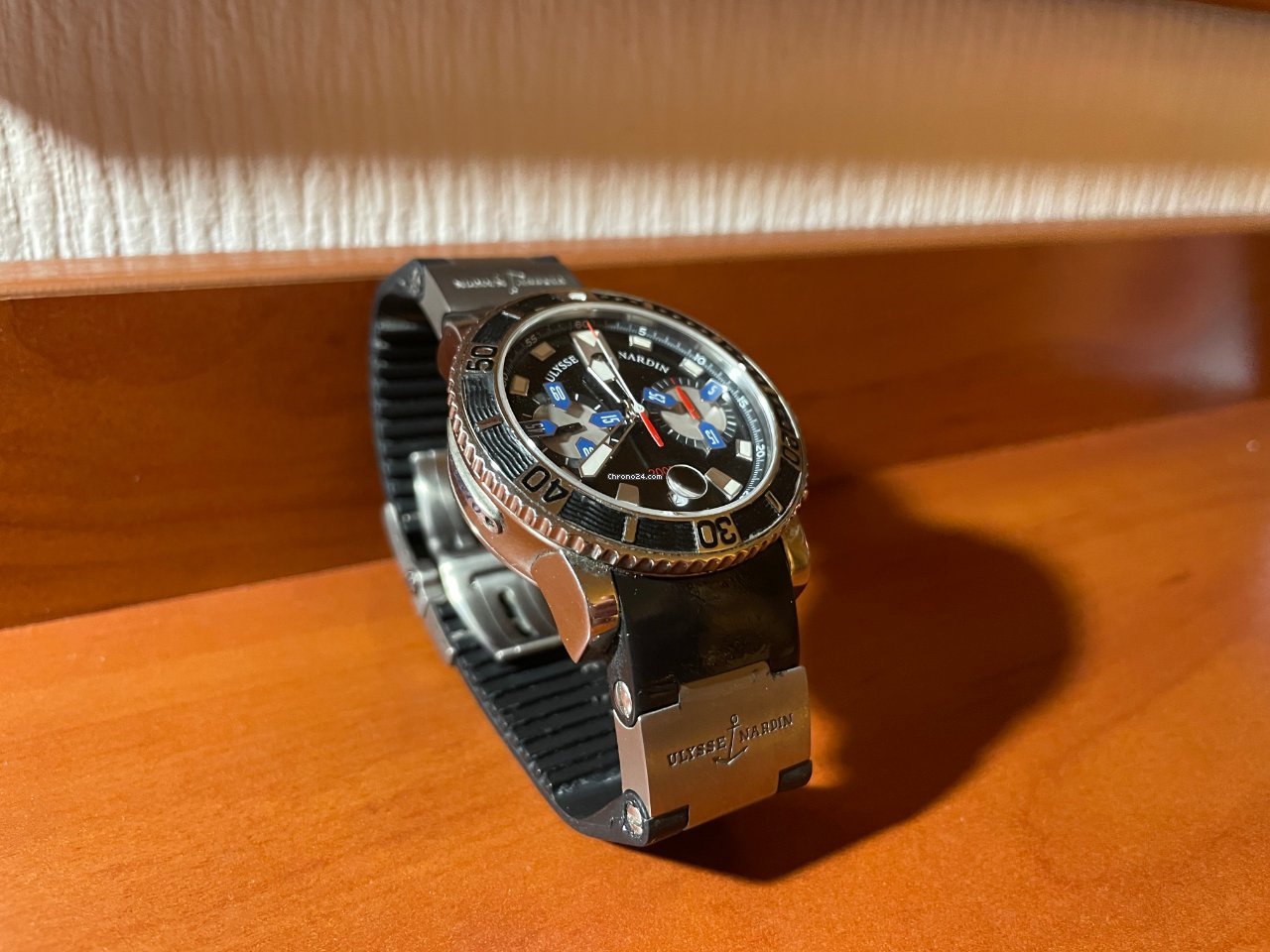 Ulysse Nardin Maxi Marine Diver Mens watch Unisex Automatic Steel 8003-102 Replica 7