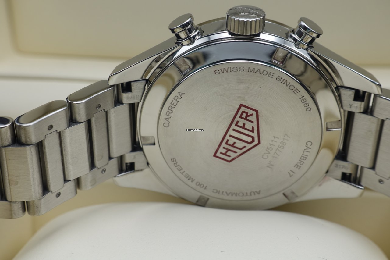 IMG_9081 TAG Heuer Carrera Calibre 17 Mens watch Unisex Automatic Steel CV5111.FC6335 Replica 7