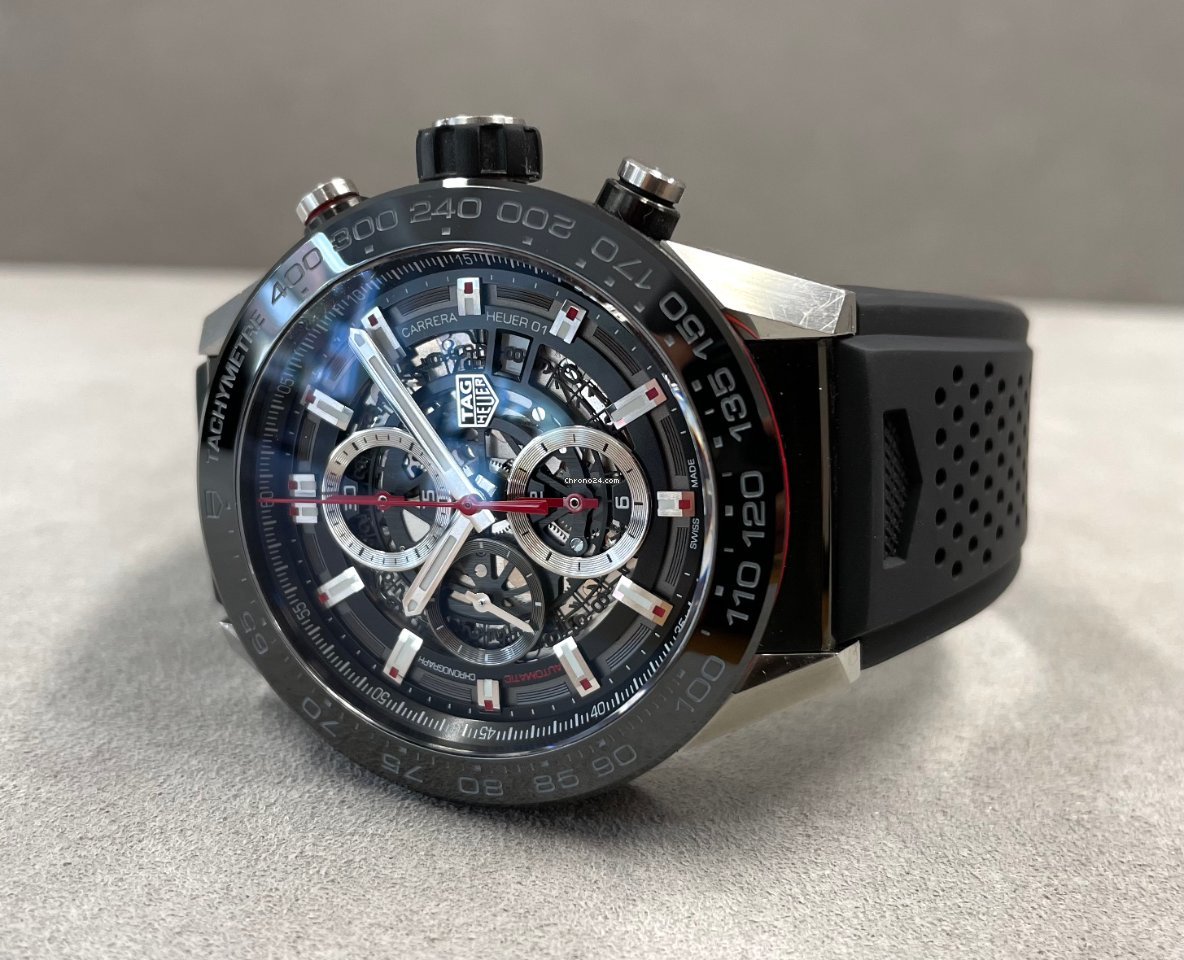 IMG_9081 TAG Heuer Carrera Calibre HEUER 01 Mens watch Unisex Automatic Steel CAR2A1Z-0 Replica 7