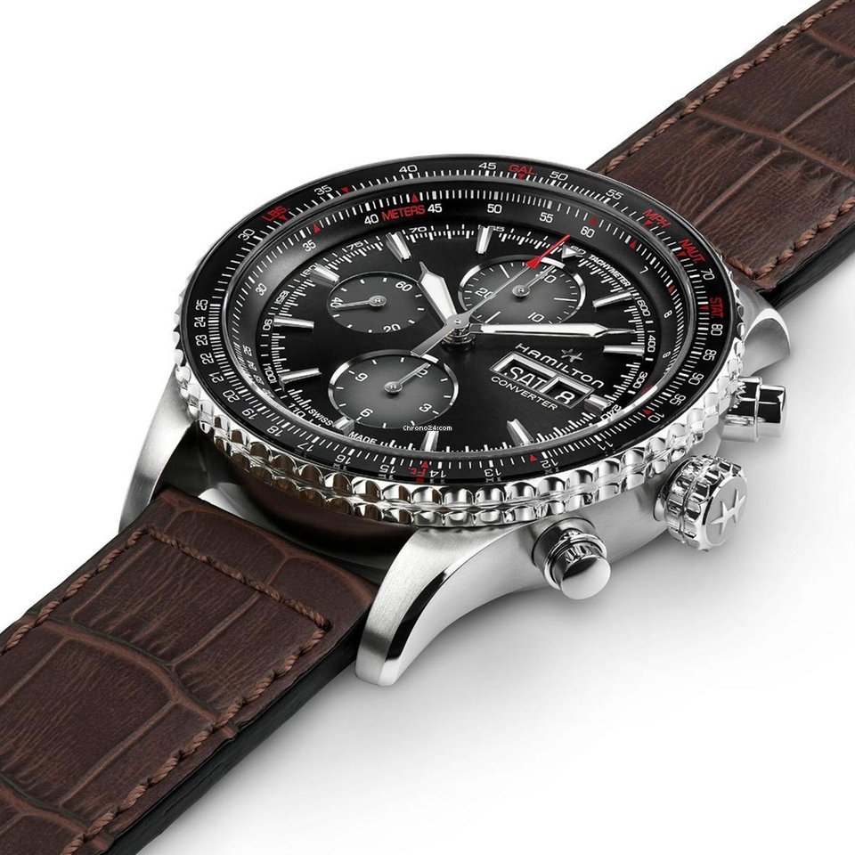 Hamilton Khaki Aviation Mens watch Unisex Automatic Steel H76726530 Replica 7