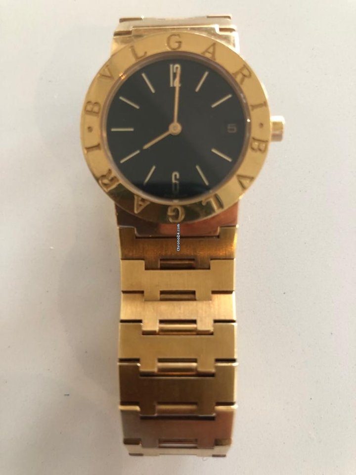 Bulgari Mens watch Unisex Quartz Yellow gold F 66592 Replica 7