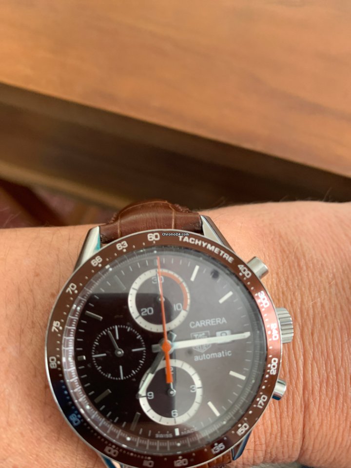 IMG_9081 TAG Heuer Carrera Calibre 16 Mens watch Unisex Automatic Steel CV2013-3 Replica 7