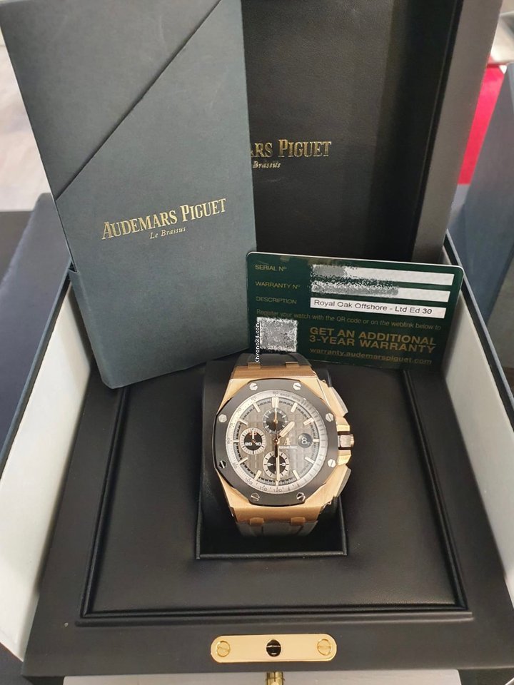 IMG_9081 Audemars Piguet Royal Oak Offshore Mens watch Unisex Automatic Rose gold 26416RO.OO.A002CA.01 Replica 7