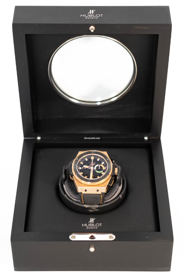 Hublot King Power Mens watch Unisex Automatic Rose gold 703.OM.1138.NR.FMI11 Replica 7