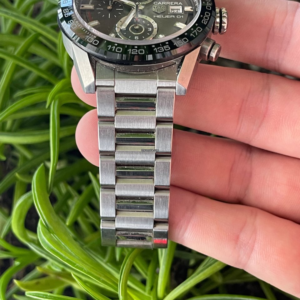 IMG_9081 TAG Heuer Carrera Calibre HEUER 01 Mens watch Unisex Automatic Steel CAR201W.BA0714 Replica 7